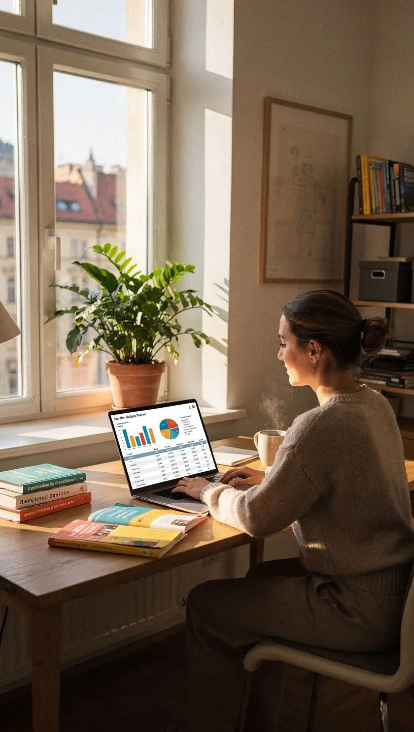 Fotografie otevřené knihy s poznámkami a zvýrazněním klíčových finančních tipů.